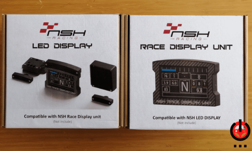 NSH Dashboard simracing et LED display 96 LEDs