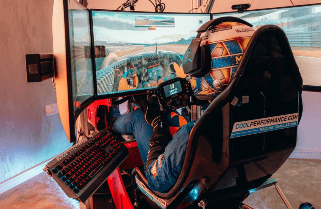 Le setup sim racing de Lando Norris