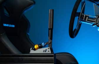 le frein à main Simlab xb1 Load Cell propose un capteur LC de 150Kg et un freinage en deux étapes