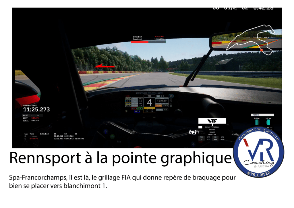grillage FIA vers Blanchimont 1 à Spa Francorchamps, Rennsport