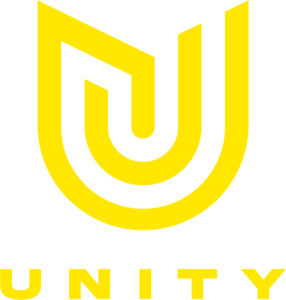 Unity Racing logo jaune