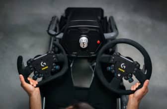 Découverte : Logitech RS Shifter/Frein à main, Hub et roues